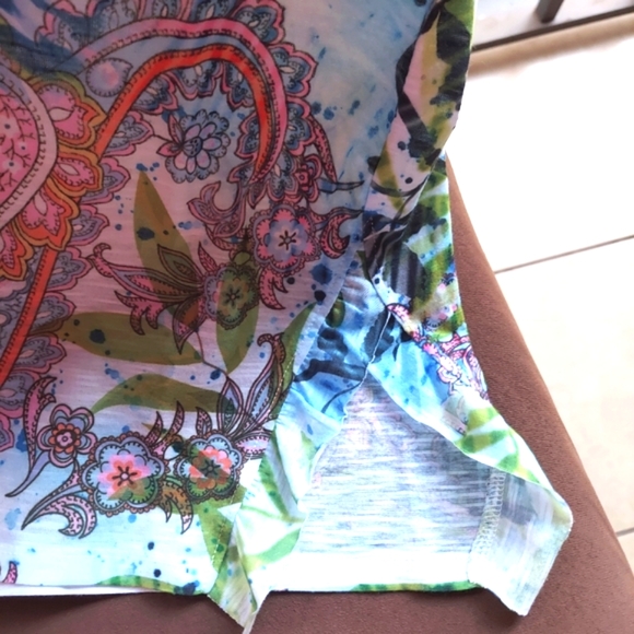 Lightweight tunic top, L (12-14) NWOT (video) - Picture 4 of 6